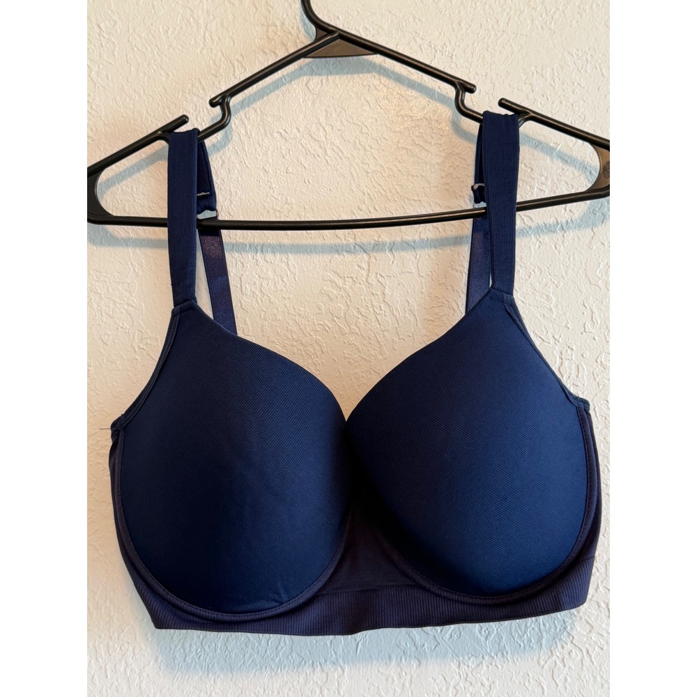 Nautica Intimates Navy Blue T-Shirt Bra 42D Style 7870-16